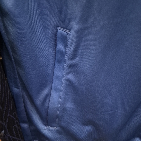 Nike Navy and Blue Full-Zip Jacket Mens Medium - Picture 4 of 5